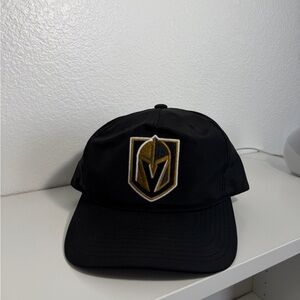 Mitchell and Ness Las Vegas Golden Knights NHL Black Cap with Gold Logo